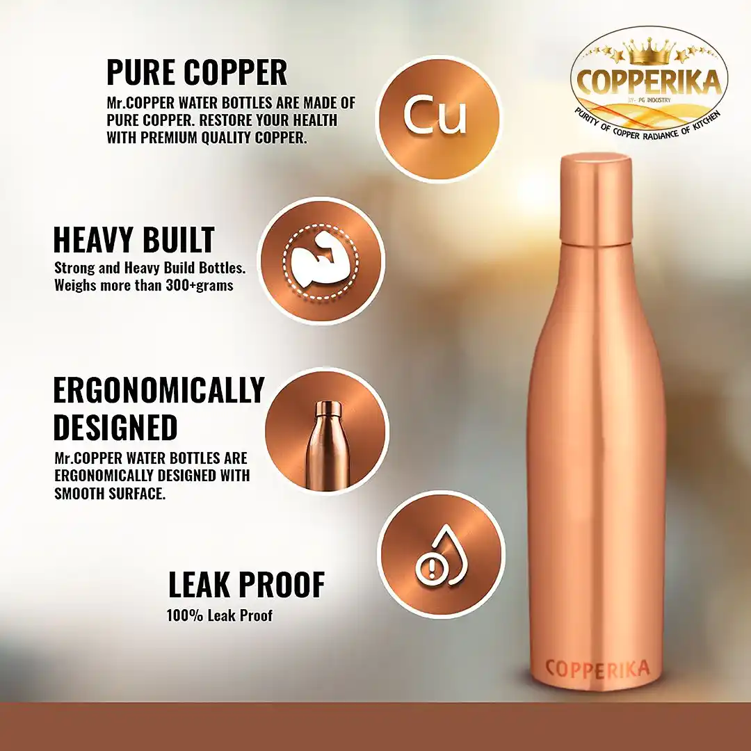 Economically Designed Copper Bottle