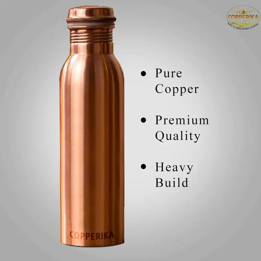 Easy To Carry Copper Water Bottle