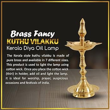 Copperika Pure Kerala Brass Diya