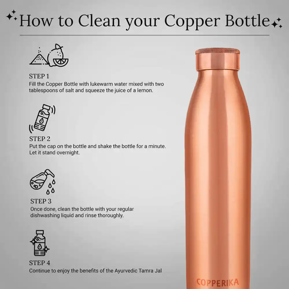 Classic Copper Water Bottle