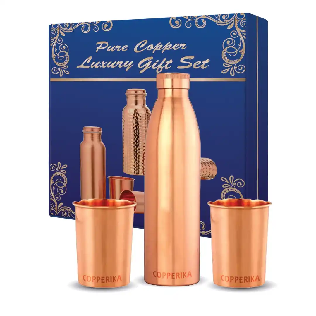 Classic Copper Bottle Gift Set