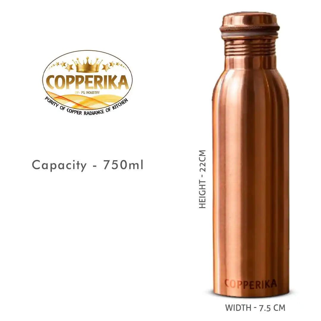 Copper Bottle With Glass