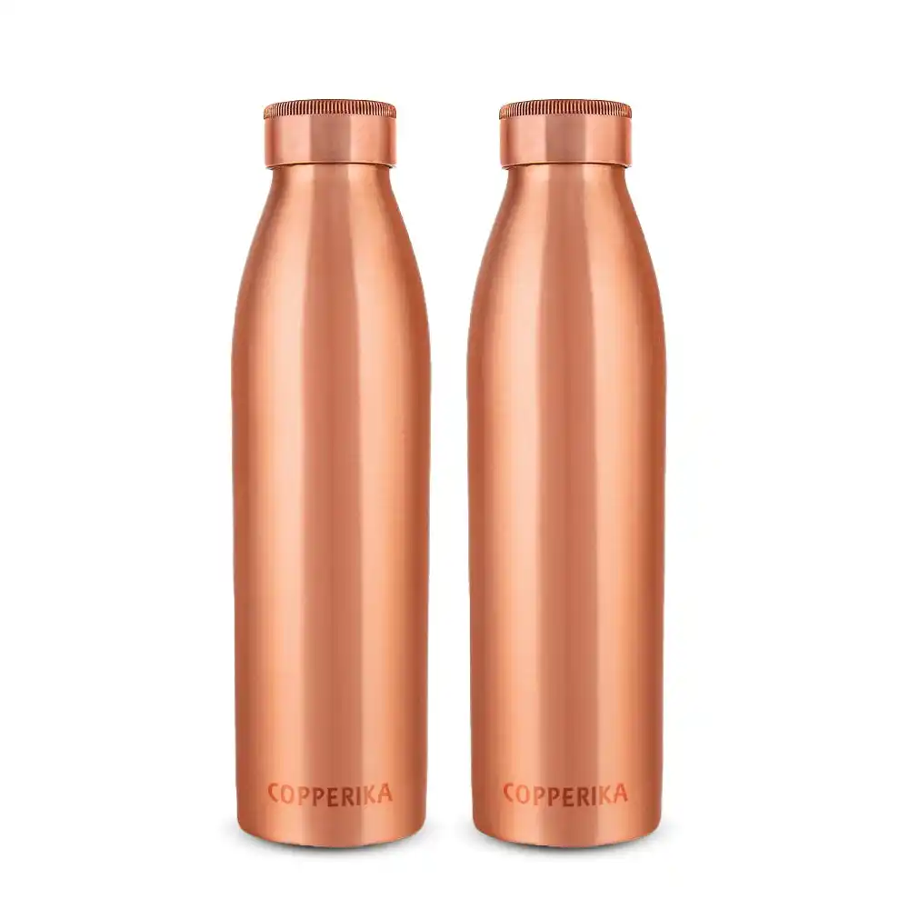 Copper Water Bottle Set